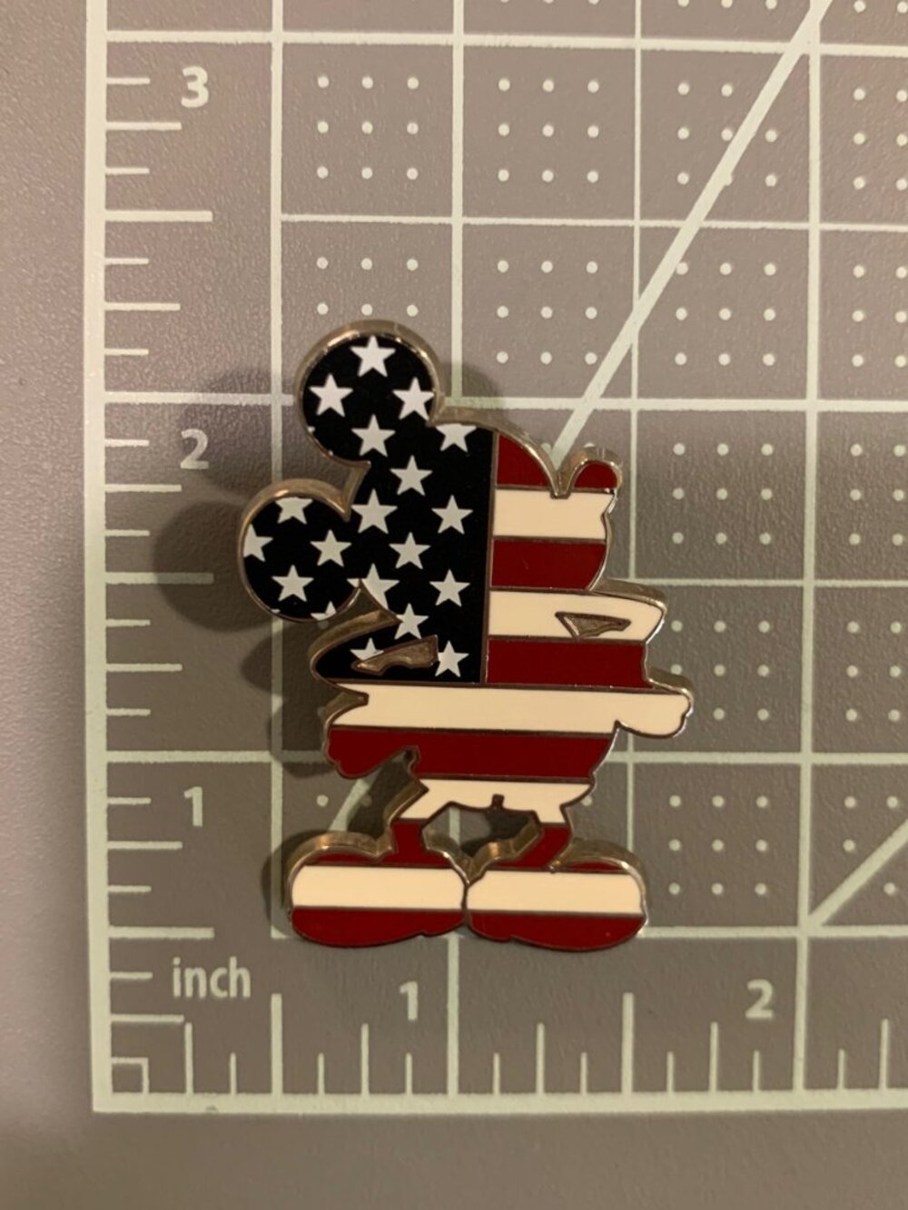 Stars & Stripes Mickey Mouse - American flag silhouette